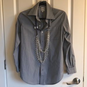 Haute Hippie shirt and necklace. Xs NWOT